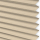 Click Here to Order Free Sample of Micro Infusion Beige Plain Pearl INTU Pleated Blinds