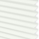 Click Here to Order Free Sample of Micro Infusion White Plain Pearl INTU Pleated Blinds