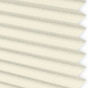 Click Here to Order Free Sample of Micro Ribbons Cream Jacquard Pearl INTU Pleated Blinds