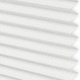 Click Here to Order Free Sample of Micro Ribbons White Jacquard Pearl INTU Pleated Blinds