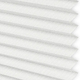 Click Here to Order Free Sample of Micro Ribbons White Jacquard Pearl INTU Pleated Blinds