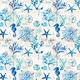 Click Here to Order Free Sample of Seahorse Blue Roller blinds