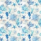 Click Here to Order Free Sample of Seahorse Blue Roller blinds