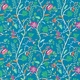 Click Here to Order Free Sample of Tree of Life Teal with Cassette Roller blinds