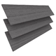 Click Here to Order Free Sample of Raven Black & Dark Grey Tape Wooden blinds