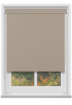 Bella Hessian with Cassette Blackout Blind