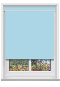 Polaris Baby Blue Blockout with Cassette Blackout Blind