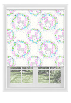 Unicorn Blush Childrens Blind