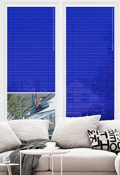 Blue Hyacinth No Drill 25mm Venetian Conservatory Blind