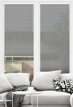Dove Grey No Drill 25mm Venetian Conservatory Blind