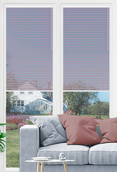 Rose Pink No Drill 25mm Venetian Conservatory Blind