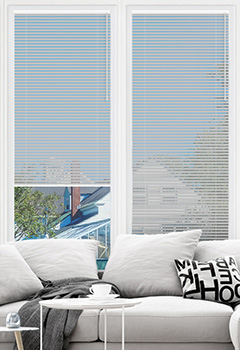 Silver Leaf No Drill 25mm Venetian Conservatory Blind