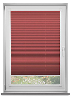 Duopleat Red PerfectFit Conservatory Blind