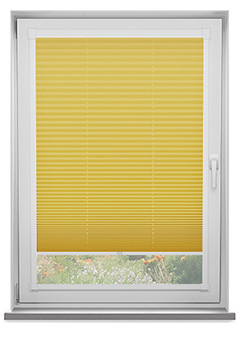 Duopleat Yellow PerfectFit Conservatory Blind