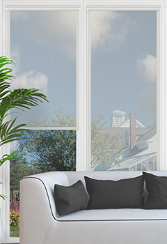 Sheer Cadence Grey Roller Shade Conservatory Blind