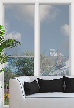 Sheer Kaila Smoke Roller Shade Conservatory Blind