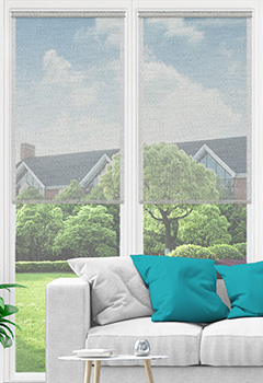 Sheer Mariella Charcoal Roller Shade Conservatory Blind