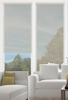 Sheer Beige Roller Shade Conservatory Blind