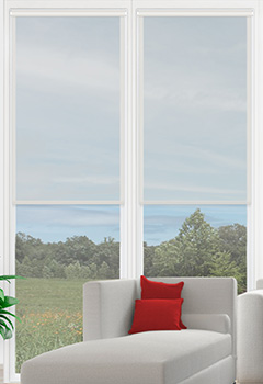 Sheer Ghost White Roller Shade Conservatory Blind