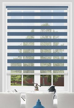 Beam Navy Dual Shade Day & Night Blind