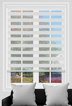Glow White Dual Shade Day & Night Blind