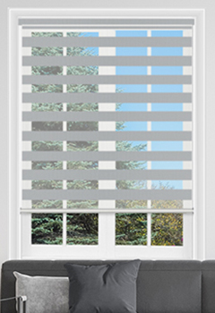 Illumine Silver Grey Dual Shade Day & Night Blind