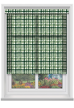 GripFit Gingham Evergreen Dimout 