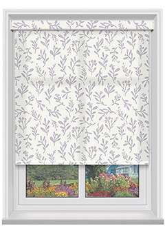 GripFit Sprigs Lilac Dimout Grip Fit Blind