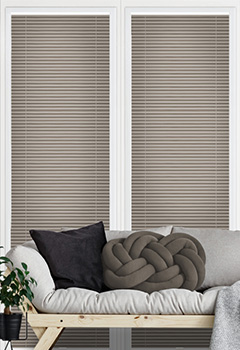 Clic No Drill Leto Grey Intu Pleated Blind