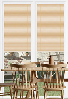Clic No Drill Apollo Apricot (BO) Intu Pleated Blind