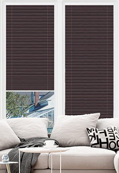 Clic No Drill Apollo Aubergine (BO) Intu Pleated Blind