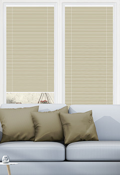 Clic No Drill Apollo Camel (BO) Intu Pleated Blind