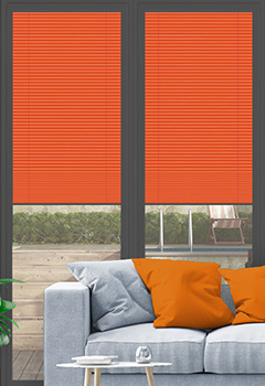 Clic No Drill Apollo Flame (BO) Intu Pleated Blind