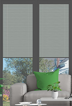 Clic No Drill Apollo Mouse (BO) Intu Pleated Blind