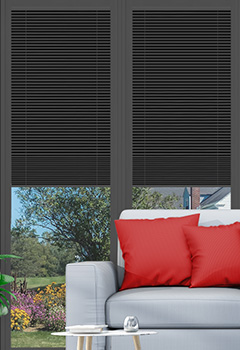 Clic No Drill Apollo Raven (BO) Intu Pleated Blind