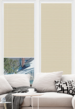 Clic No Drill Apollo Sand (BO) Intu Pleated Blind