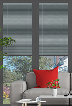 Clic No Drill Apollo Steel (BO) Intu Pleated Blind