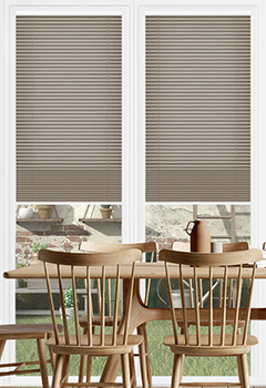 Clic No Drill Apollo Ash Intu Pleated Blind