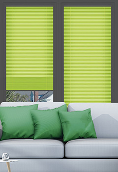 Clic No Drill Apollo Grass Intu Pleated Blind