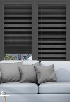 Clic No Drill Apollo Raven Intu Pleated Blind