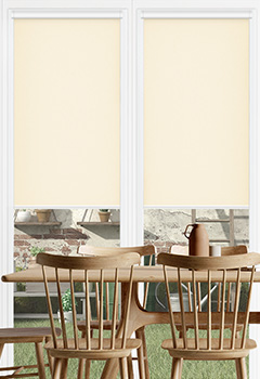 Carnival Cream Dimout Intu Roller Blind