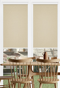 Carnival Ecru Dimout Intu Roller Blind