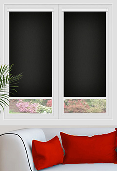 Carnival Raven Dimout Intu Roller Blind