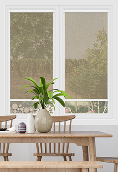 Voile Papaya Intu Roller Blind