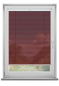 Burgundy Red Intu Venetian Blind