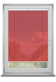 Gloss Red Intu Venetian Blind