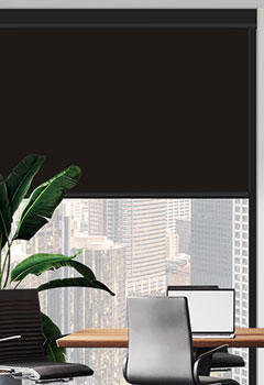 Unilux Black System 55 Cassette Full Cassette Blind