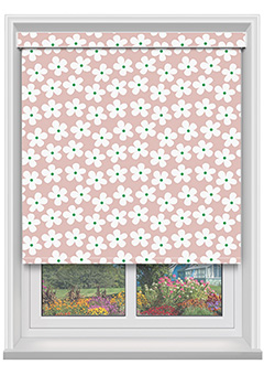 Daisy Pink with Cassette New Blind