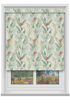 Paradise Palm Green with Cassette New Blind