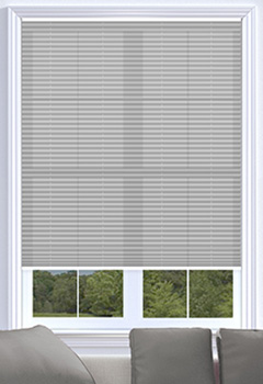 Hopsack Agate Gray Dim Out Duette 
